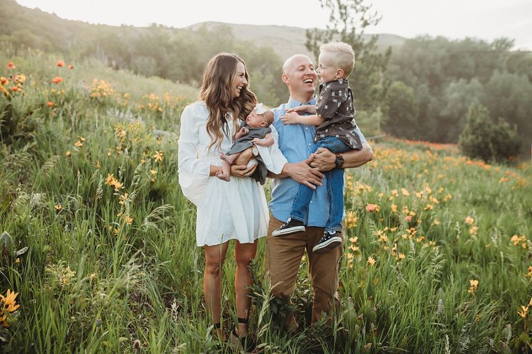 Ogden Utah Family Photographer | Mantua Poppy Fields | The Krum Family