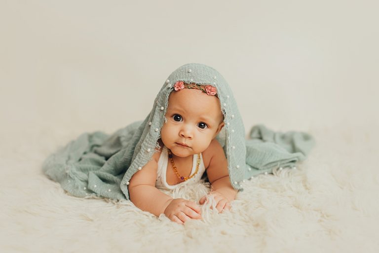 Utah 6 Month Portrait Photographer | Milestone Session | Baby Hailynn