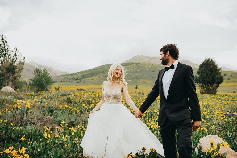 Northern Utah Wedding Photographer | Summer Wildflower Elopement