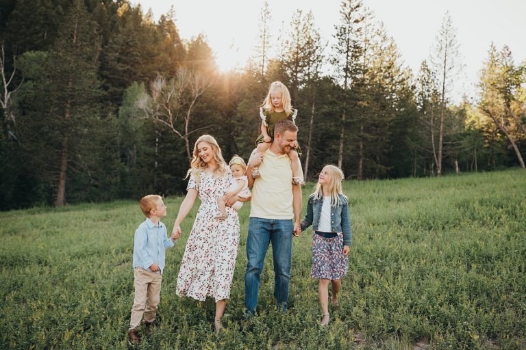 Utah Photographer | Summer Mountain Session | The Taylor Family