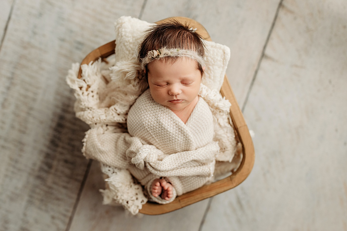 Utah Posed Newborn Photographer | Baby Malia